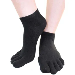 TOETOE Everyday Trainer Toe Socks - Black