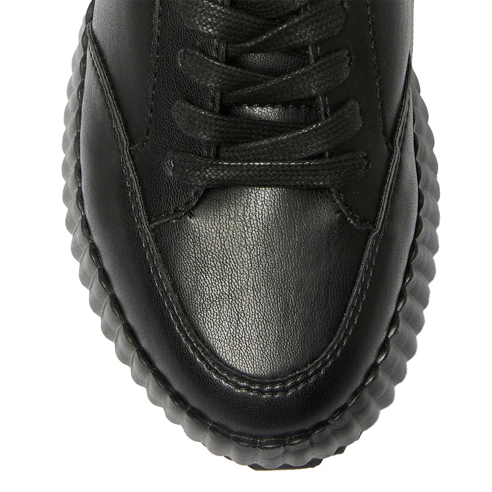 Track Sneaker in Black On Black