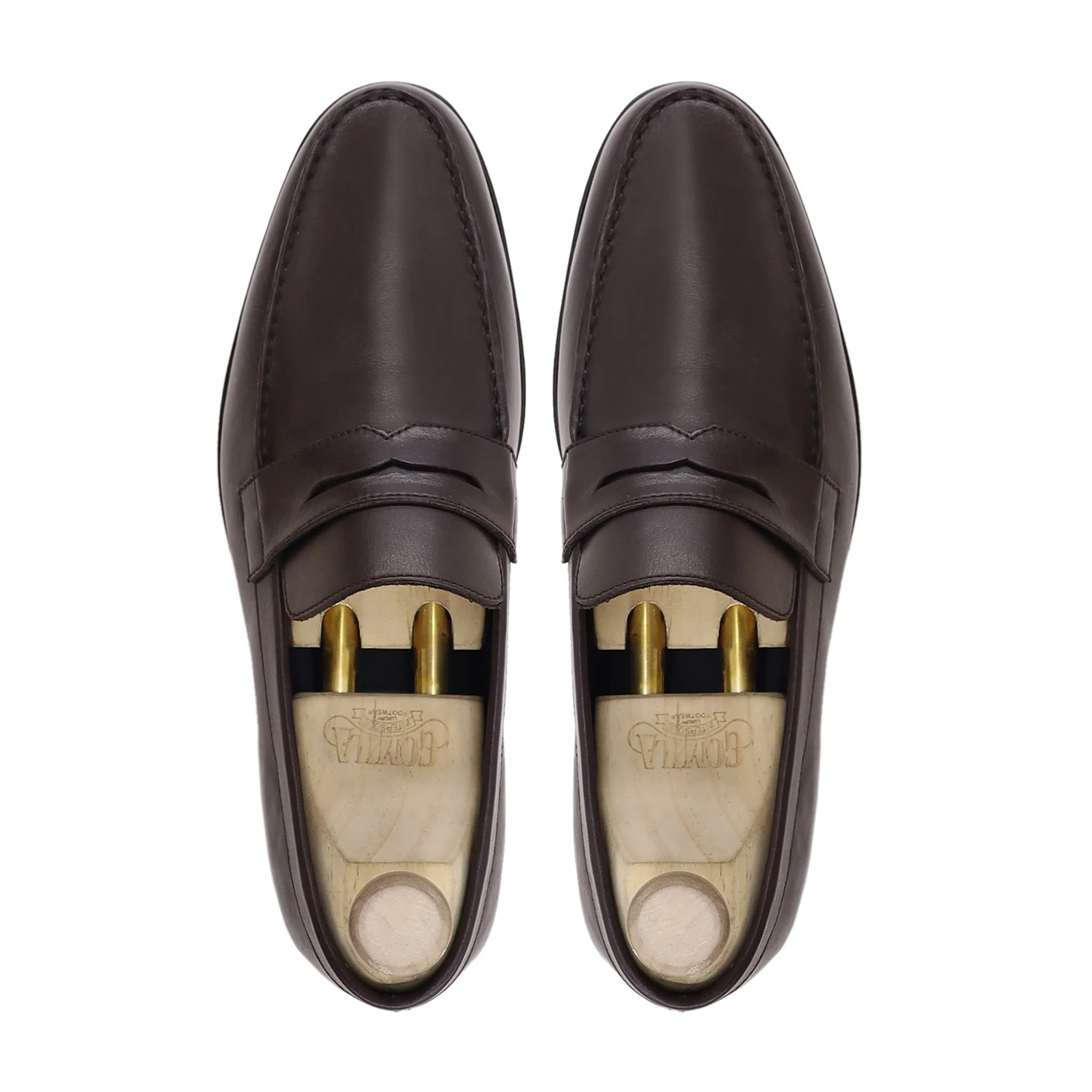 Viviana - Men's Dark Brown Calf Leather Loafer