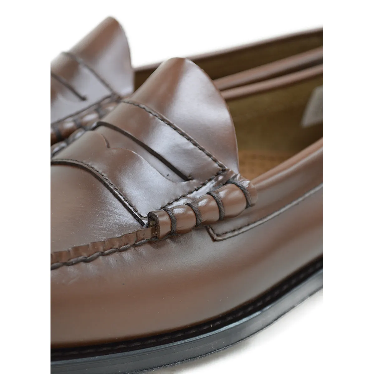 Weejuns Larson Penny Loafers Brown Leather