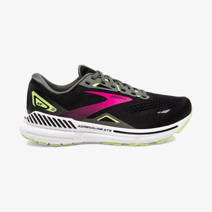 Women's Adrenaline GTS 23 Narrow 2A(Black/Gunmetal/Sharp Green)