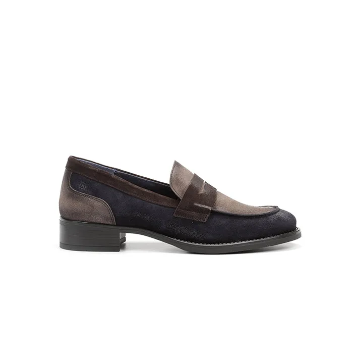 Womens Dorking Harvard Loafer in Crusca