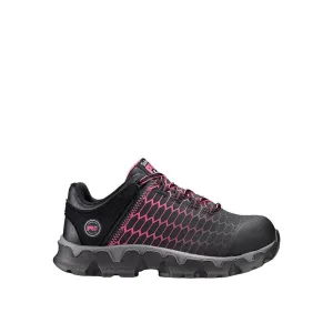 Women's Powertrain Sport Alloy-Toe Work Shoe Black/Pink